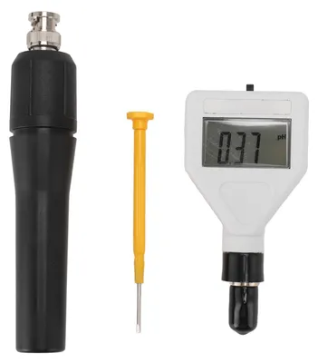 Image de Testeur de pH du sol avec écran LCD rétroéclairé – Kit d'outils de jardinage polyvalent pour fruits, viande et sol – Plage de mesure : 0,00 à 14,00 pH – Pour le jardin, la pelouse et l'agriculture