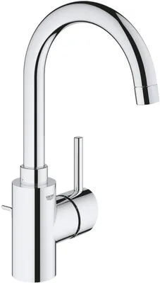 Image de Grohe Concetto Mitigeur monocommandé pour lavabo, saillie 153mm, vidage à tirette, orientable, chrome, 32629002