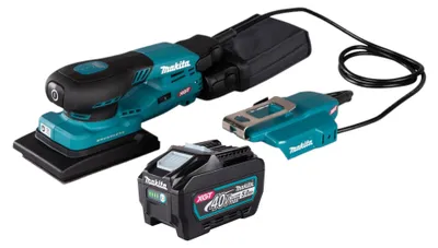 Obrázek produktu pro Makita BO 005 CGT1 Akumulátorová orbitální bruska 40 V max. 80 x 130 mm 3,0 mm zdvih Bezkartáčová + 1x akumulátor 5,0 Ah - bez nabíječky