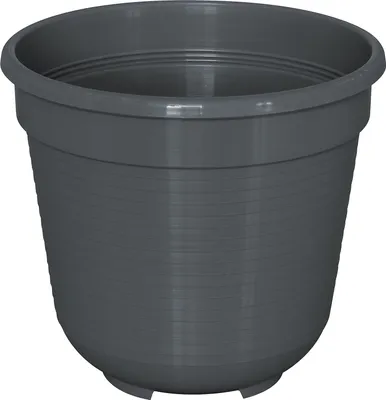Produktbild von Geli Blumentopf STANDARD Anthrazit Ø  8 cm - Kunststoff
