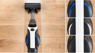 Produktbild von Bosch BBS931WBA, Elektrischer Besen, Beutellos, Schwarz, Trocken, HEPA, Filterung