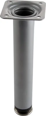 Produktbild von Dekorfuß Möbelfuß Fuß ø 30 mm Tischbein Länge 190 mm Tischfuß Stahl silber