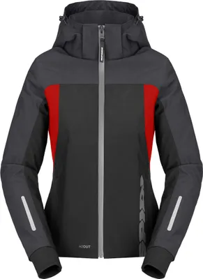 Immagine prodotto di Spidi H2Out II felpa impermeabile da moto da donna, nero/rosso, M