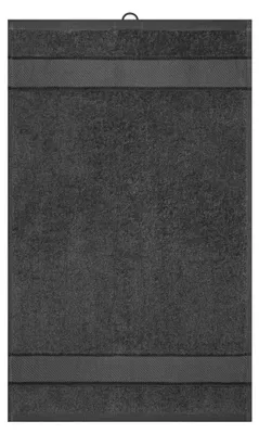 Image de Myrtle Beach - Serviette invité, coton filé à l'anneau LT4032 (taille unique) (graphite)