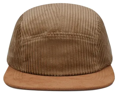 Produktbild von 5 Panel Cap Herren Damen Flat Brim Snapback Basecap Khaki Verstellbar Einheitsgröße