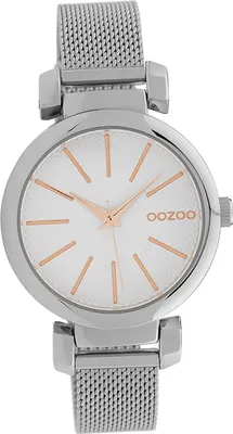 Produktbild von Oozoo Metall Damen Uhr Analog Quarzuhr Armband silber Timepieces D2UOC10128