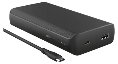 Produktbild von Trust Laro, 20000 mAh, Lithium-Ion (Li-Ion), Quick Charge 3.0, 3,7 V, 65 W, Schwarz