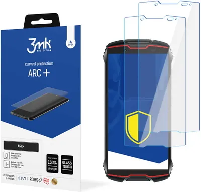 Produktbild von 3mk Display Schutzfolie ARC+ für CUBOT King Kong Mini 2  0,17mm Self-Heal (2 Stück)