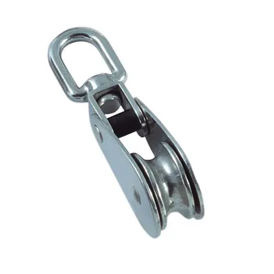 Produktbild von Seil-Block mit Wirbelauge und Gelenk, 88mm, Edelstahl A2
