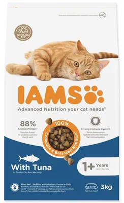 Productafbeelding van IAMS Kattenvoer Adult, Smaak: Tonijn, 3 kg
