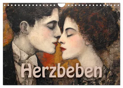 Immagine prodotto di Herzbeben (calendario da parete 2027, formato DIN A4 orizzontale), calendario mensile CALVENDO