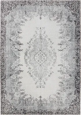 Produktbild von Interiyou Waschbarer Teppich Gent Schwarz/Grau 120x170 cm