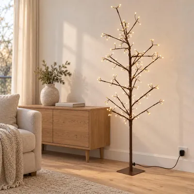 Produktbild von HAGO24 LED Lichterbaum 150 cm 360 LEDs warmweiß Leuchtbaum Weihnachtsbaum mit Timer IP44 für deine Weihnachtsdeko