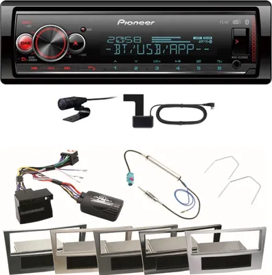 Produktbild von Pioneer MVH-S520DAB USB FLAC Digitalradio Einbauset für Astra H Corsa D Zafira B