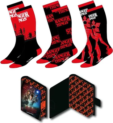 Produktbild von Stranger Things Socken 3er-Pack 38-45