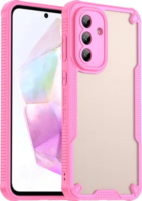Immagine prodotto di Custodia protettiva per Samsung Galaxy A36 5G, lato posteriore traslucido opaco, custodia paraurti in TPU Rosa