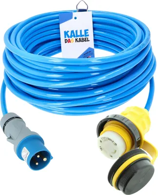 Produktbild von Kalle Landanschlusskabel CEE 230V 16A 2,5 mm² Marinco Extreme Blau IP44 20 Meter