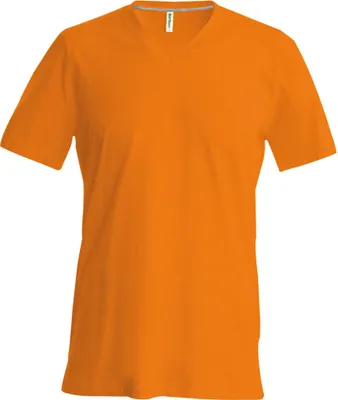 Obrázek produktu pro Kariban pánské tričko slim fit s výstřihem do V RW707 (velké) (oranžová)