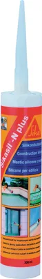 Produktbild von Silicondichtstoff SIL N plus grau 300 ml