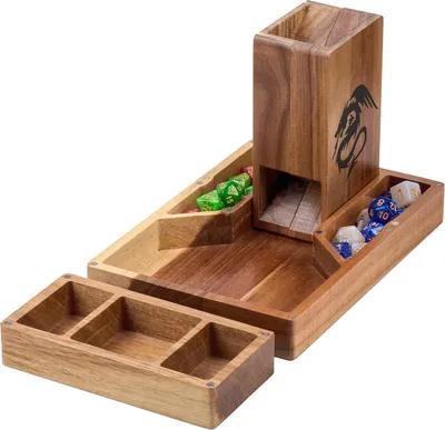 Produktbild von Magnetischer Holzdoppelturm mit Tablett, tragbar und funktional