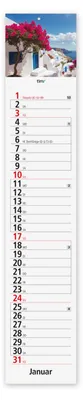 Produktbild von Timr Streifenkalender 2027 lang - Kalender 61 cm - Griechenland I tr498