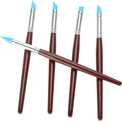 Produktbild von Zähne Silikon Pinsel, Zähne Silikon Stift, Dental Silikon Pinsel, Dental Silikon Stift, Komposit Zement Pinsel, Porzellan Zähne Silikon Stift