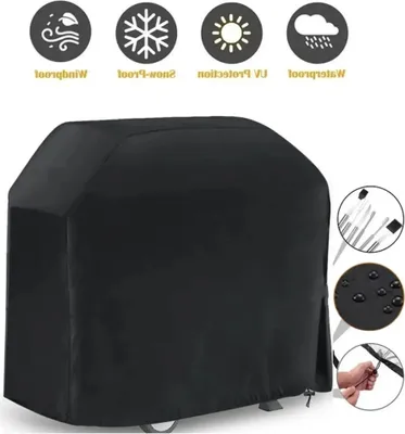 Produktbild von Ochranné kryty grilu, kryt plynového grilu, kryt grilu, kryt grilu, kryt proti dešti, ochranný kryt, plachta, venkovní gril (147 x 61 x 122 cm)