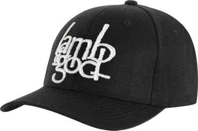 Image de Lamb Of God - Casquette de baseball homme/femme unie RO6054 (Taille unique) (Noir/Blanc)