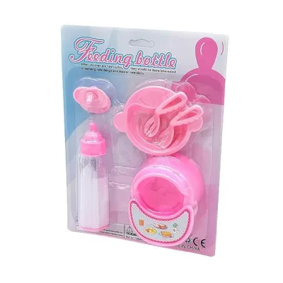 Image de Ensemble De Poupées Avec Biberon Magique + Tétine Et Accessoires D'alimentation 6El 534393 Adar