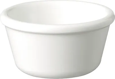 Produktbild von APS Dipschälchen Serie CASUAL aus weißem Melamin Kapazität: 40 ml ØxH: 6 x 3,7 cm