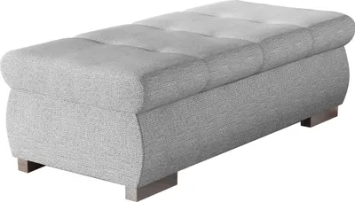 Produktbild von MIRJAN24 Polsterhocker Orkan Groß, Moderne Sitzhocker vom Hersteller, Holzkonstruktion, 120x60x39 cm (Farbe: Sicuro 65)