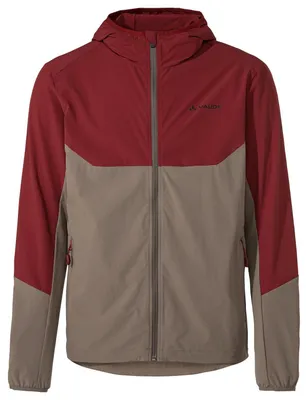 Produktbild von VAUDE Herren Softshelljacke Men's Moab IV -Winddichte MTB-Jacke mit Kapuze, Atmungsaktiv & Wasserabweisend, carmine, XL