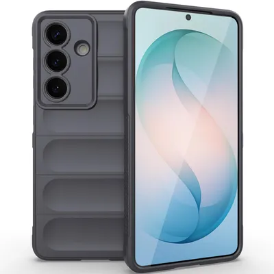 Produktbild von Handyhülle für Samsung Galaxy S26 Weich TPU Silikon Stossfest Anti-rutsch Hülle Dunkelgrau