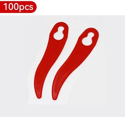 Produktbild von 100 Stück Kunststoff Rasenmäherblätter Rasenmäher Rasenmäherblätter Kunststoff