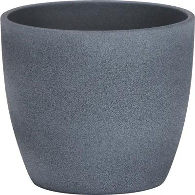 Zdjęcie produktu dla Sadzarka Scheurich seria 920 Ø 25 x 22,5 cm ciemny kamień