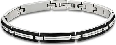 Zdjęcie produktu dla Bransoletka męska Lotus Style LS1803-2/1 stal szlachetna srebrny czarny D2JLS1803-2-1