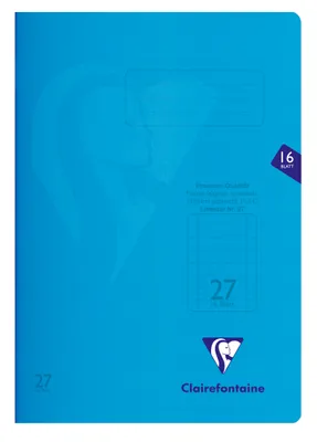 Produktbild von Clairefontaine S'coolbook A4 Lin 27 16Bl sort