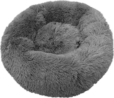 Produktbild von Nobby Hundebett Kuscheldonut Esla grau, Maße: Ø 110 x 35 cm