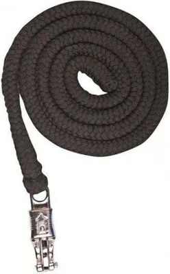 Produktbild von HKM Strick Führstrick Stars schwarz mit Panikhaken 180cm