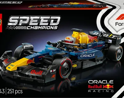 Image de LEGO Speed Champions F1 Oracle Red Bull Racing RB20 Véhicule miniature pour adultes, voiture à assembler avec minifigure, idée cadeau pour les fans de sport automobile, 77243