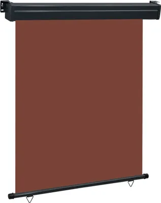 Image de Auvent latéral de balcon 145x250 cm Marron