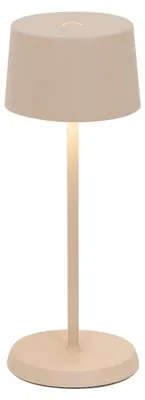 Produktbild von Zafferano OLIVIA PRO MICRO LED-Tischleuchte Sabbia wiederaufladbar und dimmbar