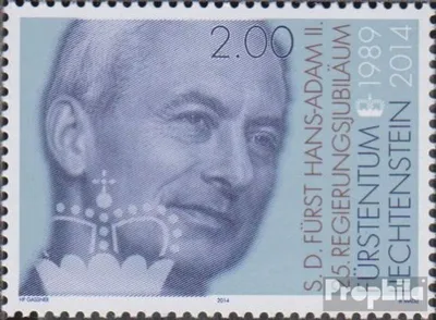 Produktbild von Briefmarken Liechtenstein 2014 Mi 1732 (kompl.Ausg.) postfrisch Hans Adam