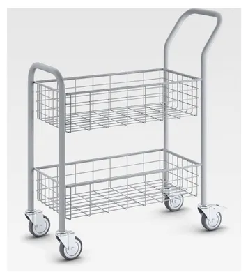 Produktbild von Postverteilwagen mit 2 Ladeflächen und einer Tragfähigkeit von 200 kg