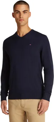 Produktbild von Tommy Hilfiger 8720111292461, Erwachsener, Männlich, Pullover, Navy, Blau, Langärmlig, Navy Blue