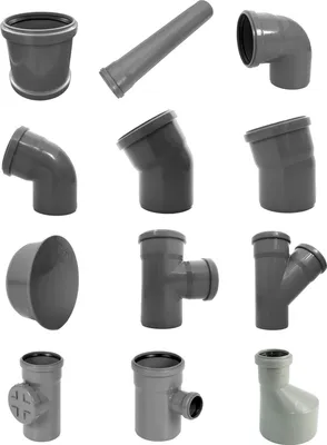 Produktbild von HT Rohr Doppelabzweig DN 50 110 Grau | Kanalrohrsystem | Doppelverbindung 67° Verzweigung DN 110/50/50