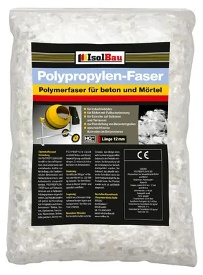 Produktbild von Isolbau PP-Fasern 20 kg Polypropylenfasern Estrichfasern Betonfasern alkaliresistent