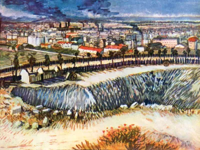 Produktbild von Vincent Van Gogh Kunstdruck Bild - Fabrikstadt, 1887 (60 x 80 cm)