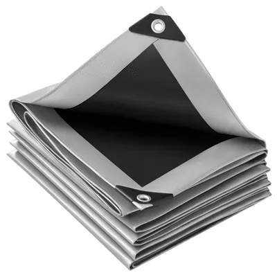 Obrázok produktu pre Omgoods – plachta z polyetylénu, 2 x 3 m, odolná voči UV žiazeniu a vodeodolná