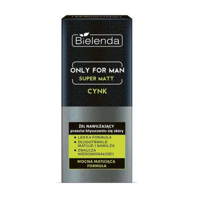 Immagine prodotto di Bielenda Only for Men Gel Idratante Super Matt, 50 ml